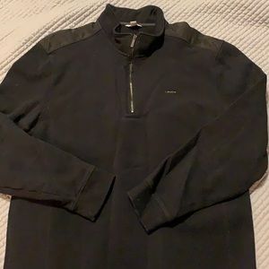 Zip sweater Calvin Klein size 2XL, heavy cotton